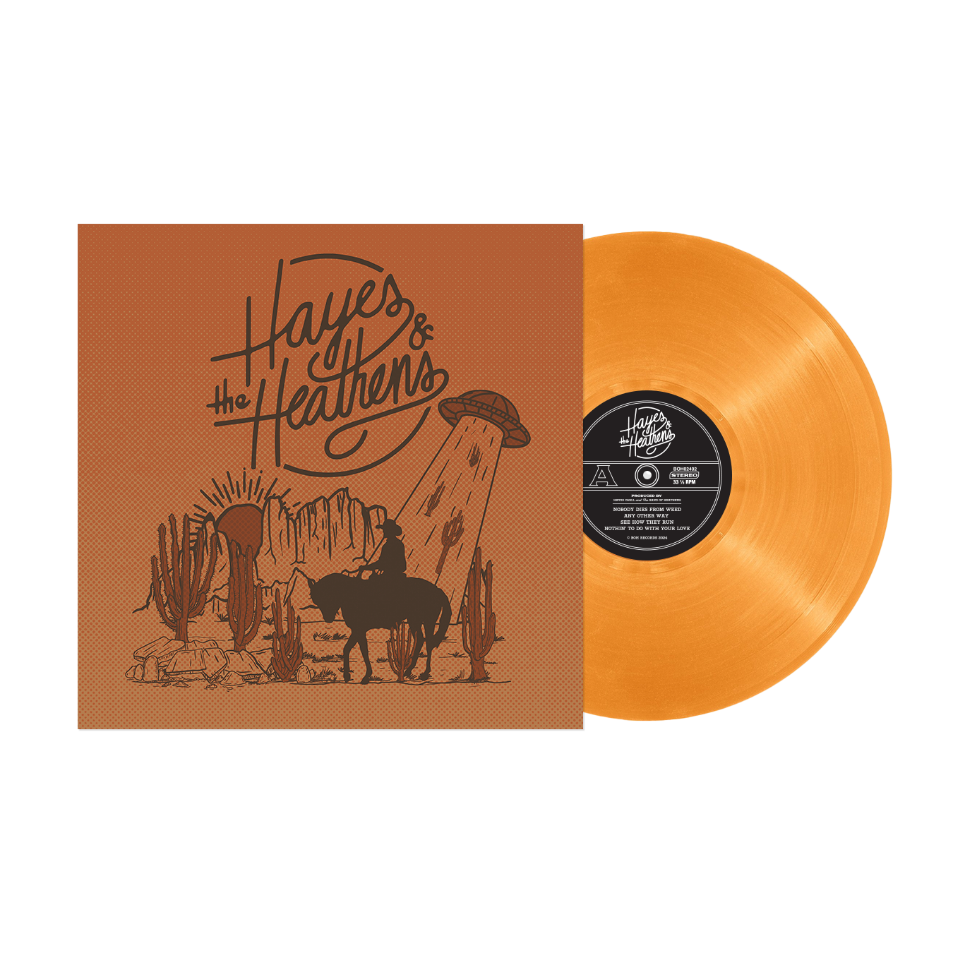 Hayes & The Heathens LE Translucent Orange Vinyl [Exclusive]